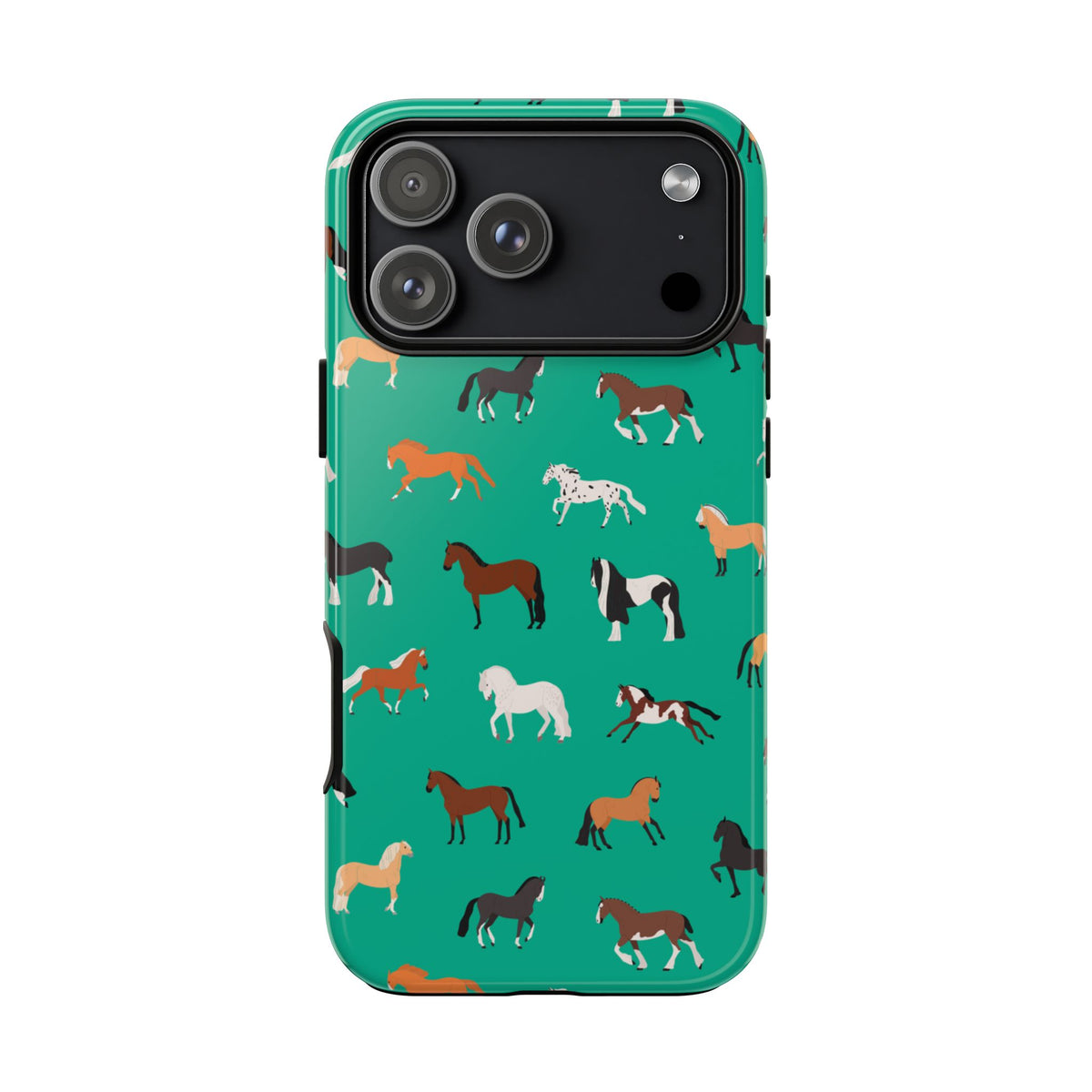 assorted horse breeds phone case