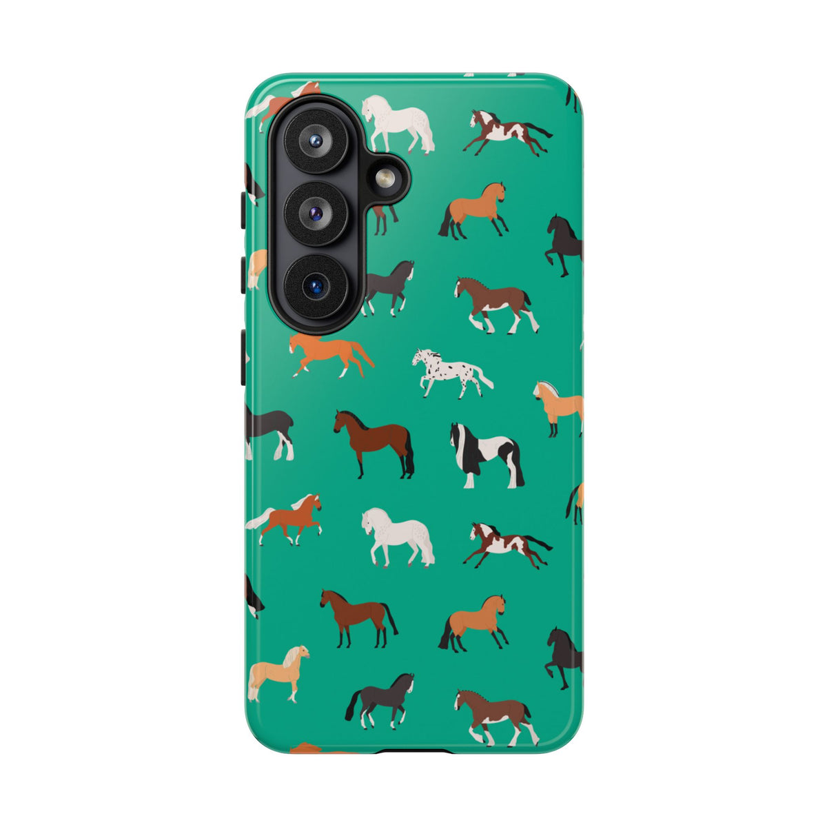 assorted horse breeds phone case