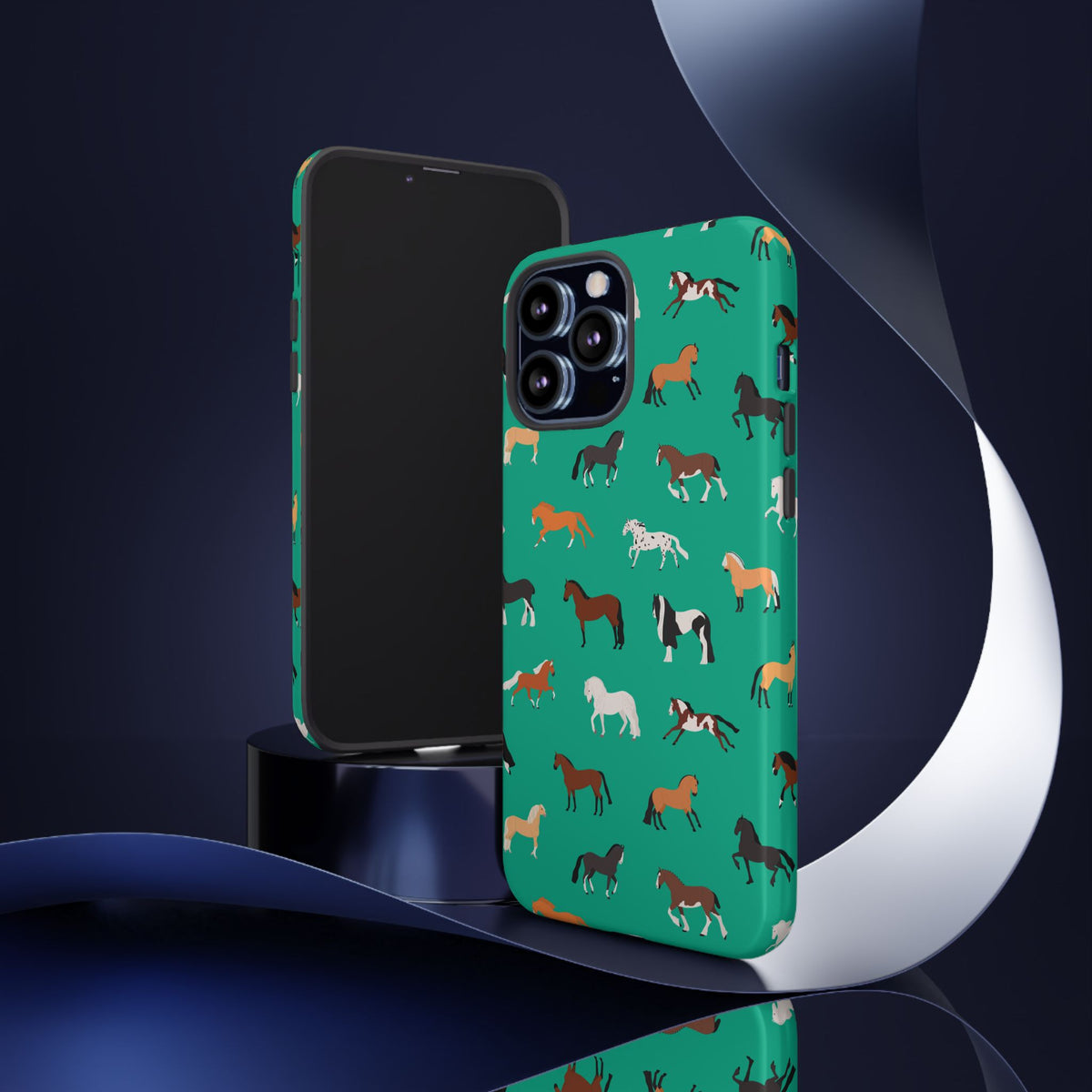 assorted horse breeds phone case