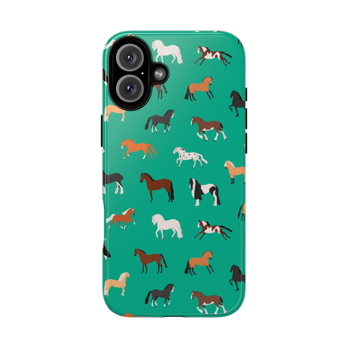 assorted horse breeds phone case
