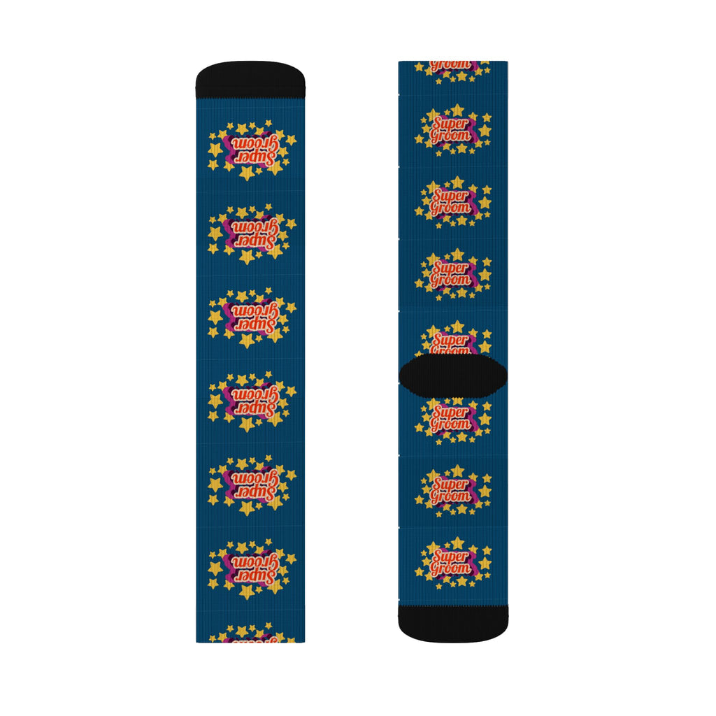 Super Groom Equestrian Socks - Horse Riding Socks - Navy
