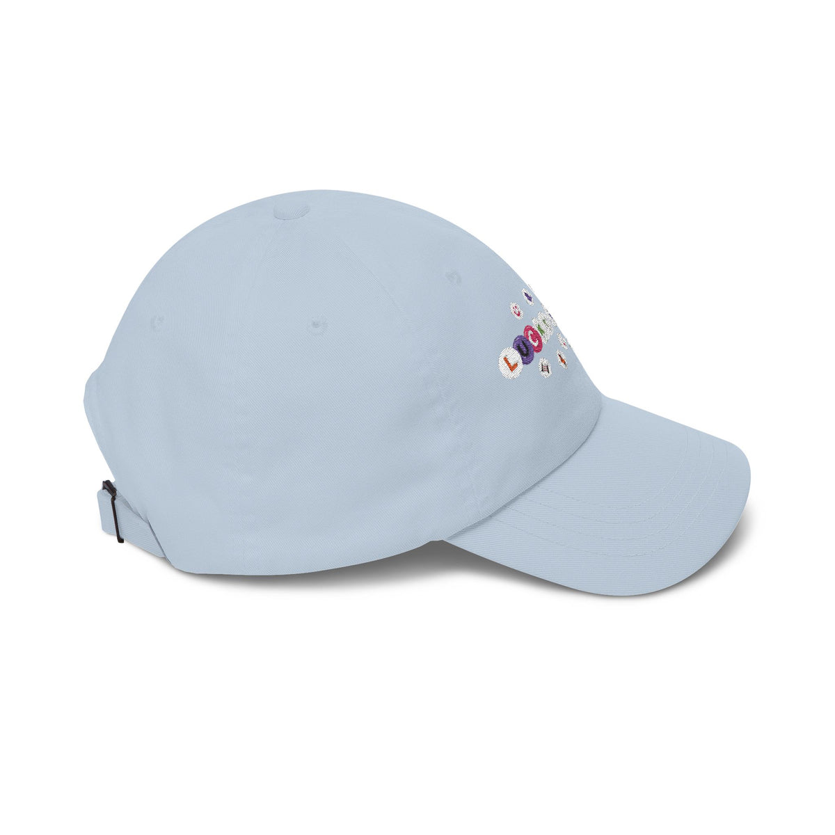 Lucky Girl Embroidered Equestrian Dad Hat