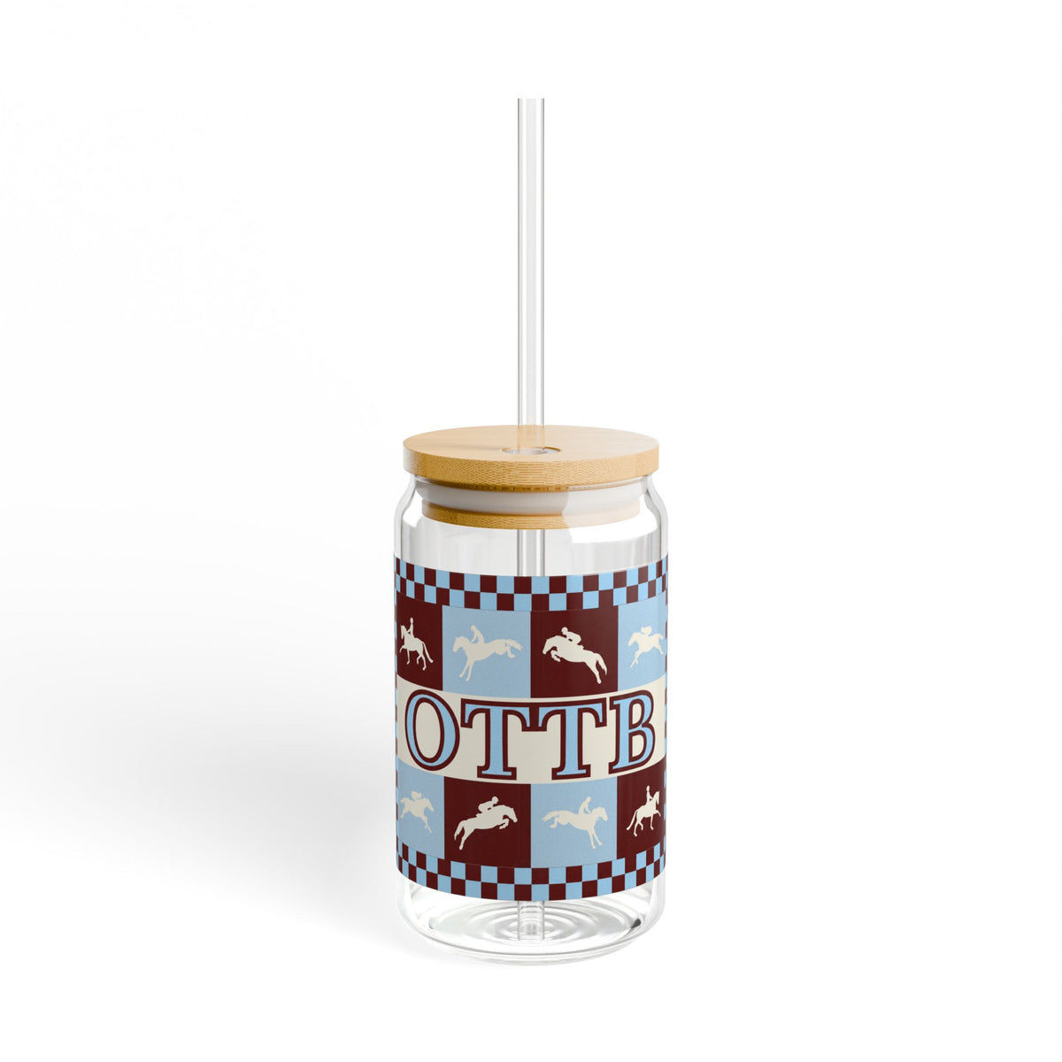 OTTB Varsity Sipper Glass, 16oz