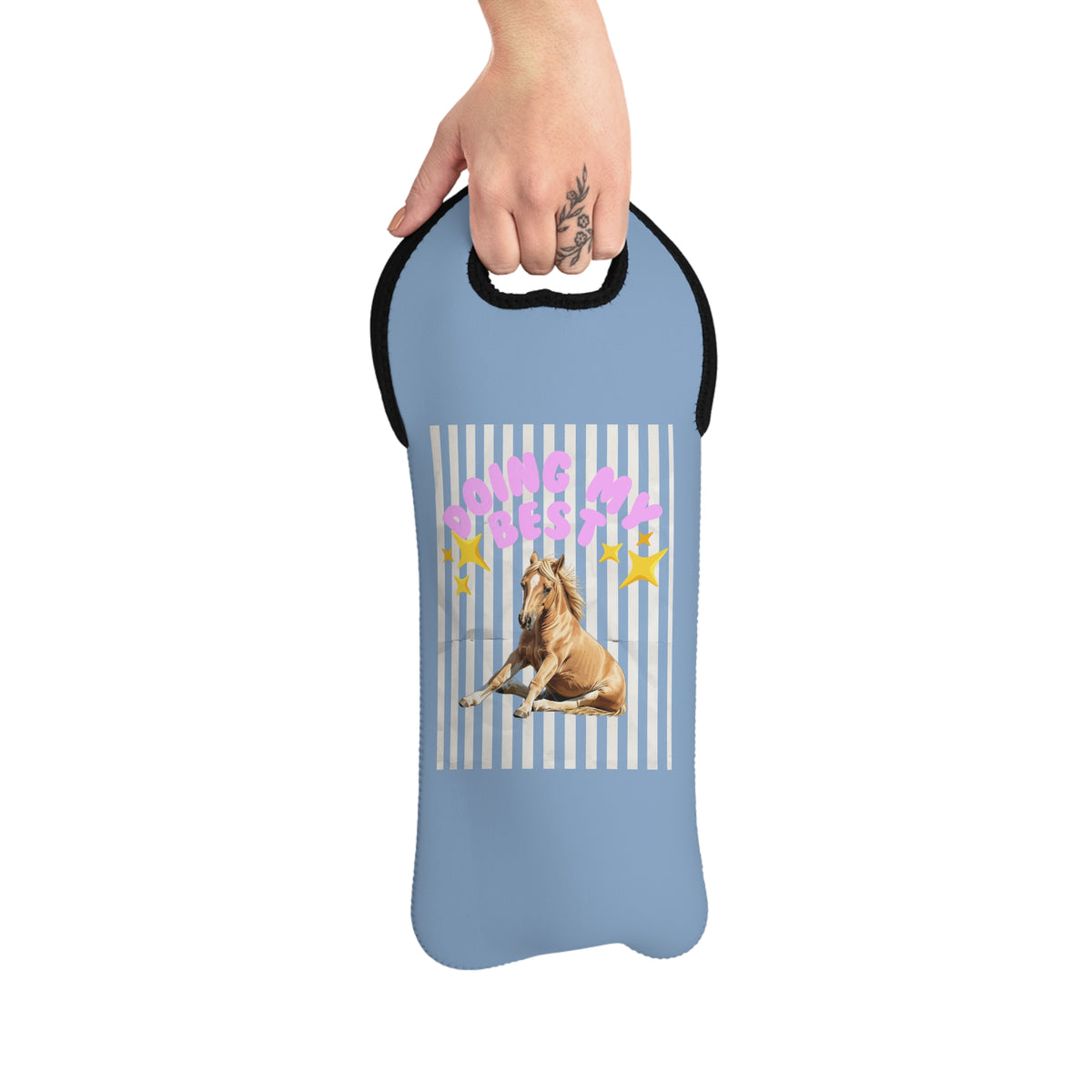 Doing My ✨Best✨ Wine Tote Bag