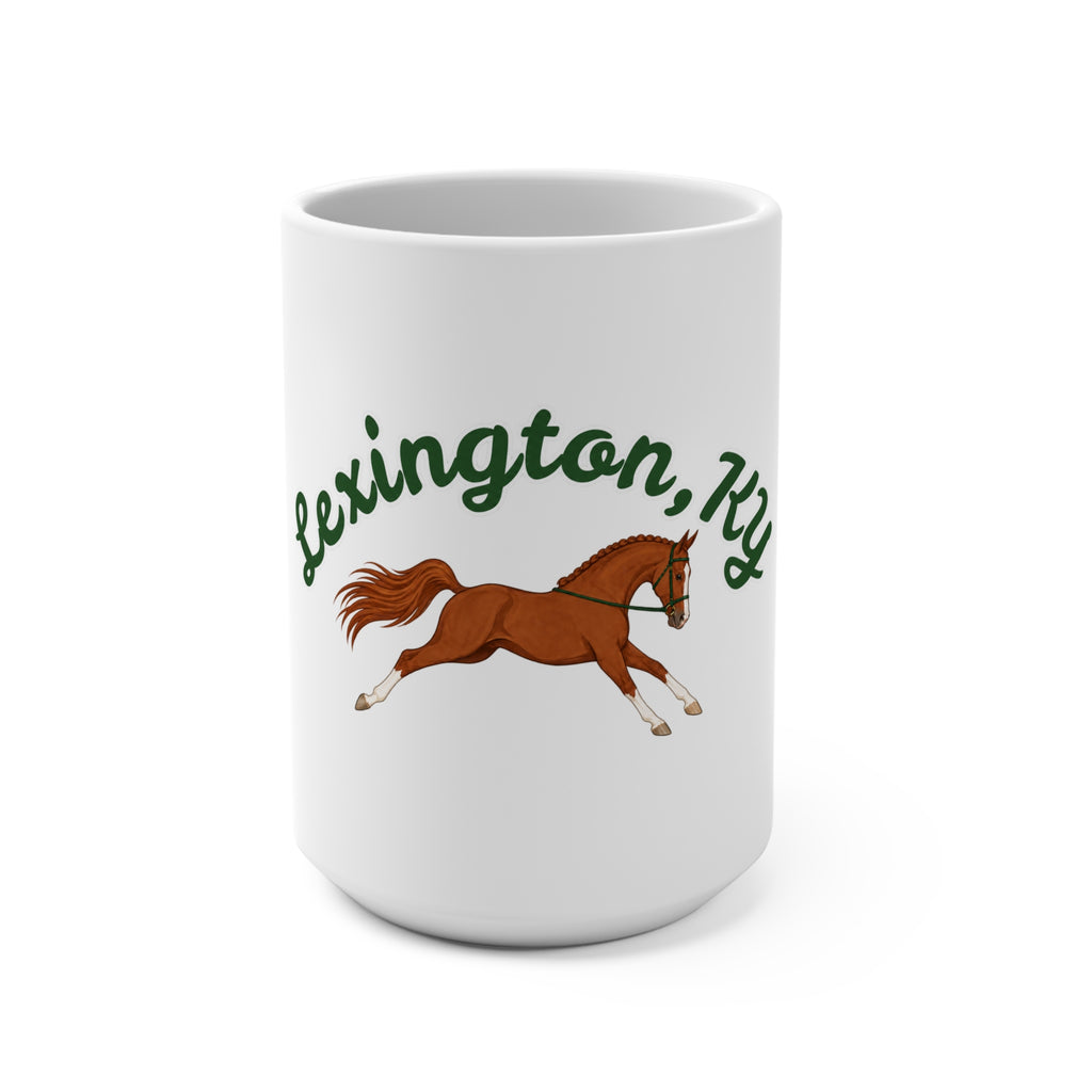 Lexington, KY Equestrian Mug 15oz
