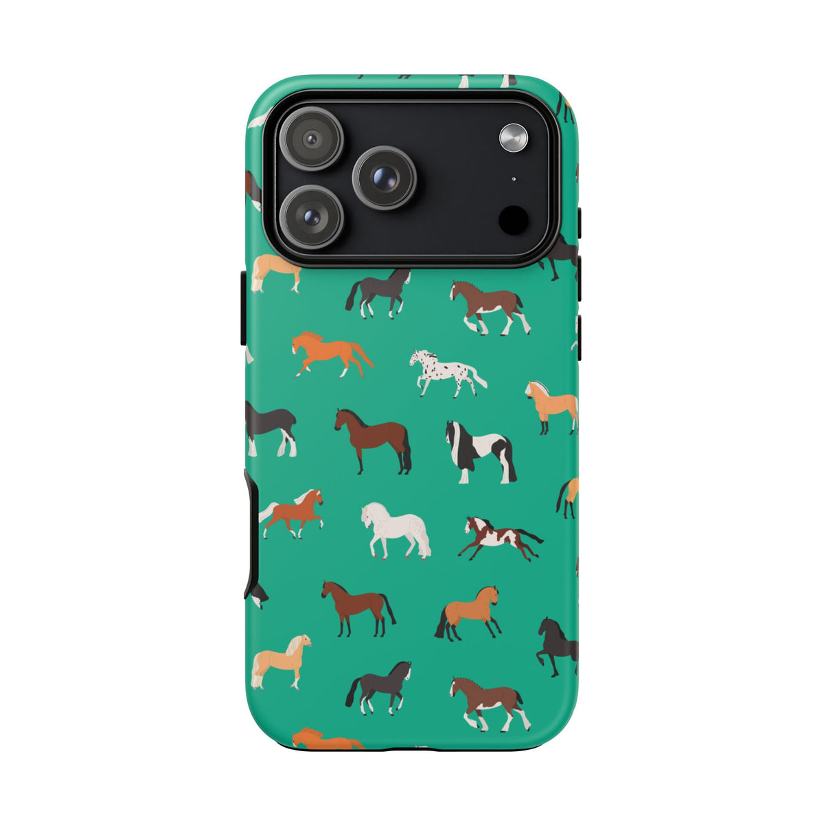 assorted horse breeds phone case