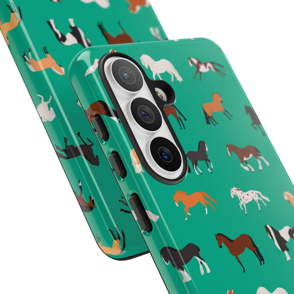 assorted horse breeds phone case