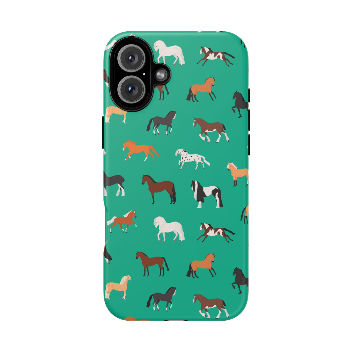 assorted horse breeds phone case