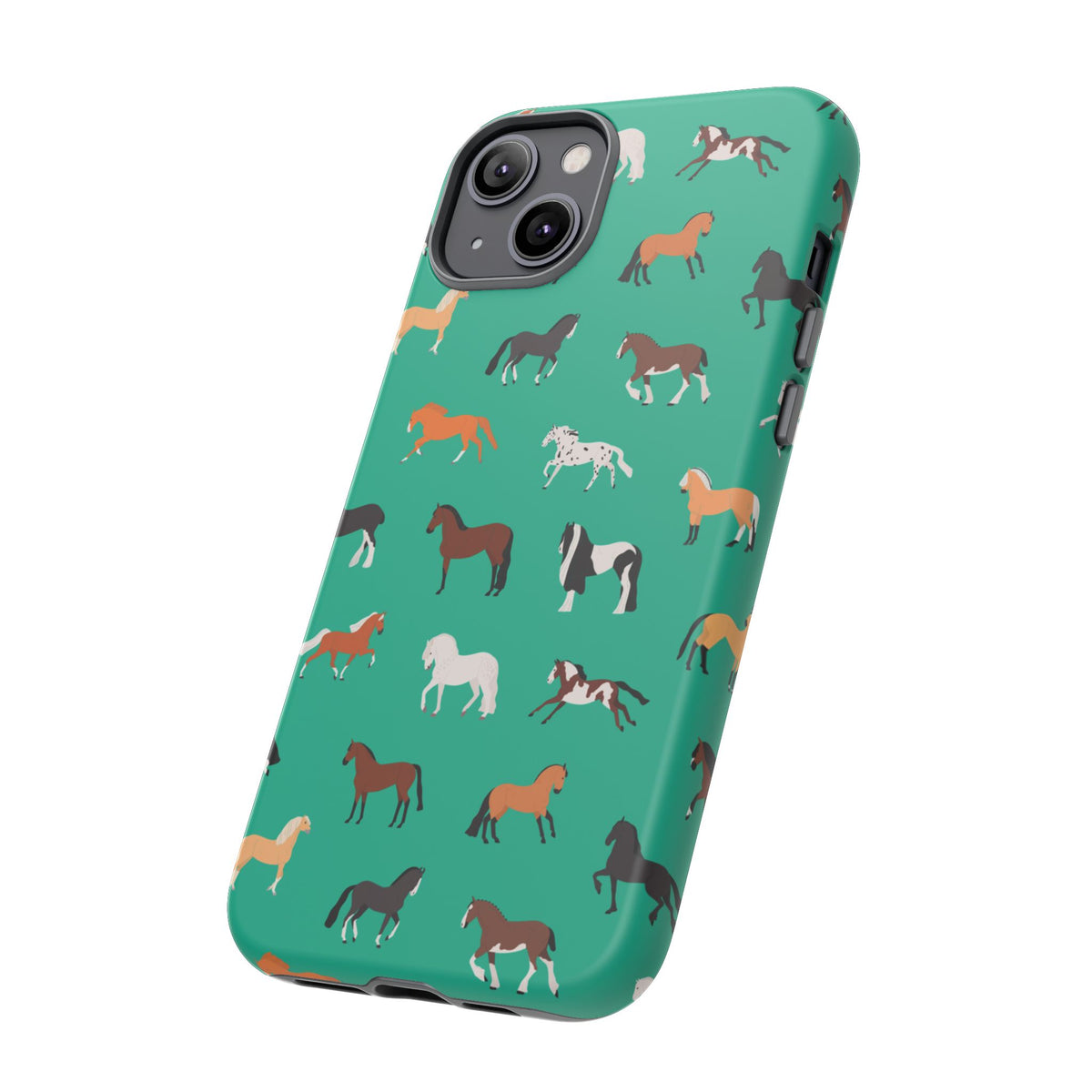 assorted horse breeds phone case