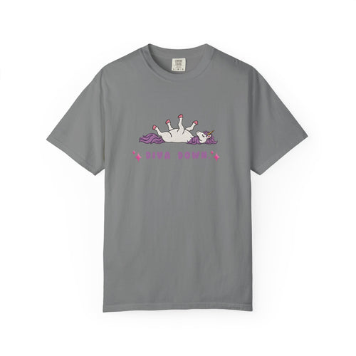 Diva Down Comfort Colors T-shirt