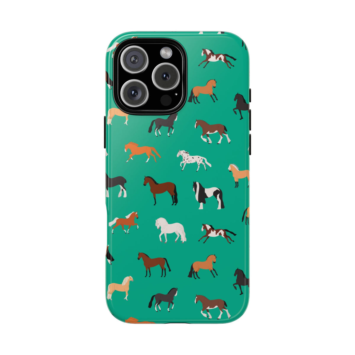 assorted horse breeds phone case