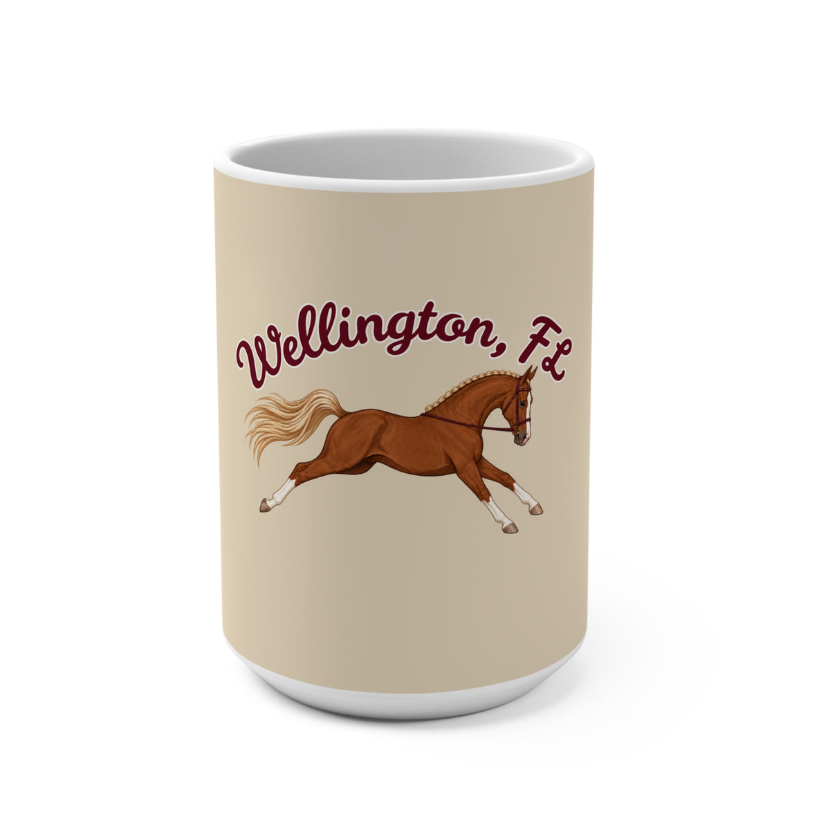 Wellington, FL Equestrian Mug 15oz