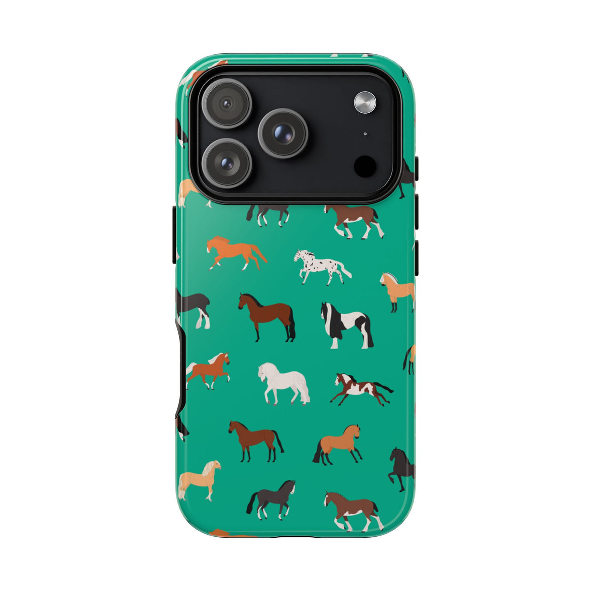 assorted horse breeds phone case