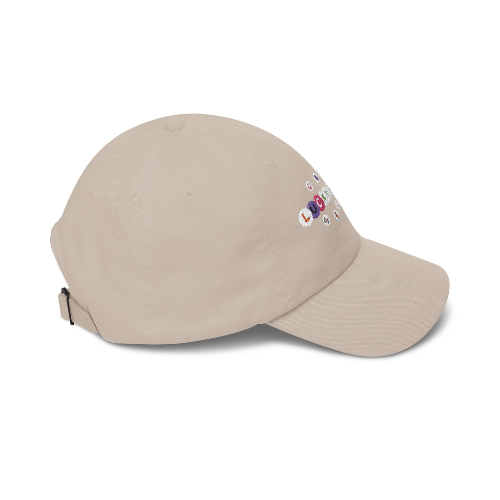 Lucky Girl Embroidered Equestrian Dad Hat