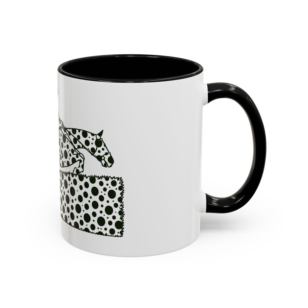Hang Tight Accent Coffee Mug (11oz) | Horse Fox Hunting Equestrian Mug
