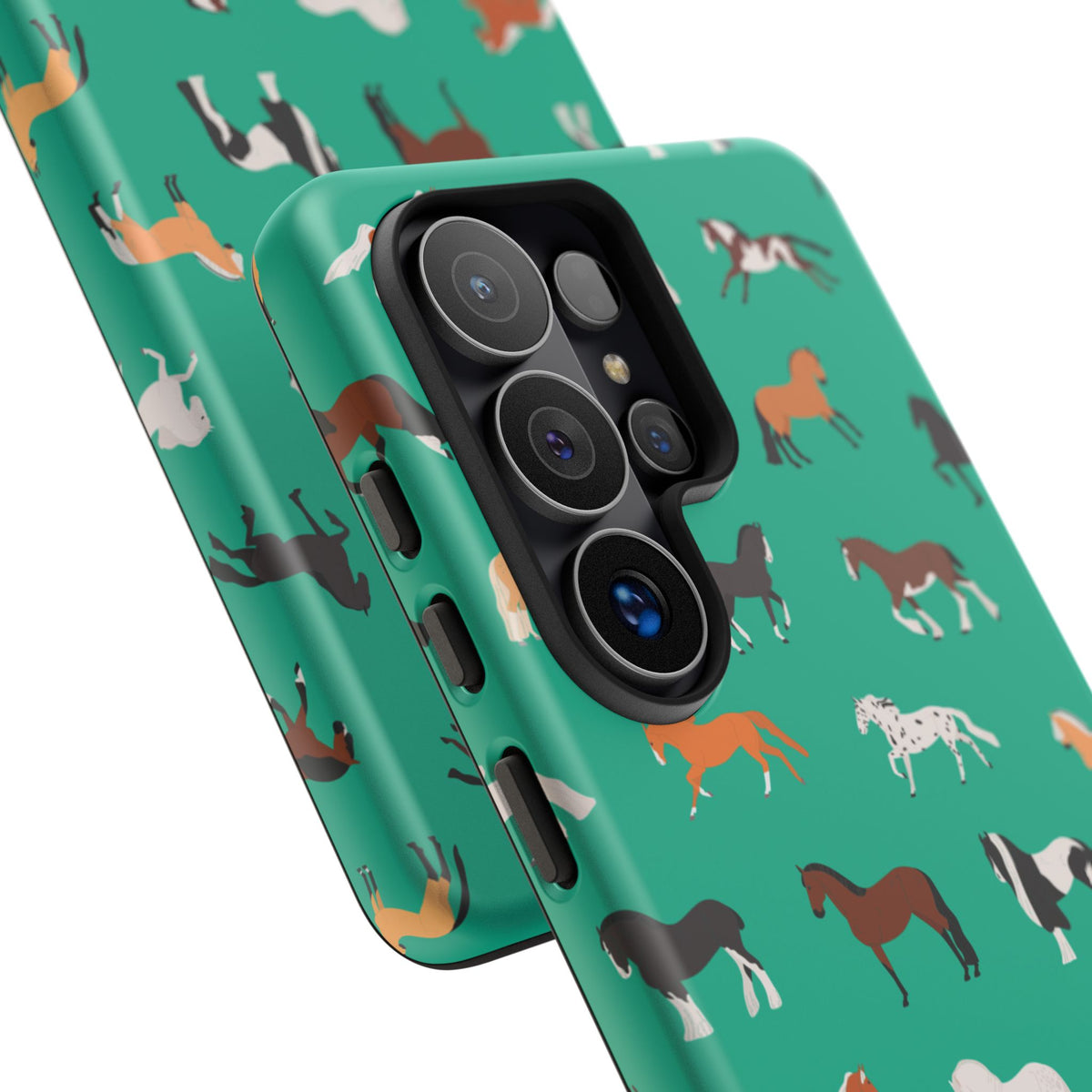 assorted horse breeds phone case