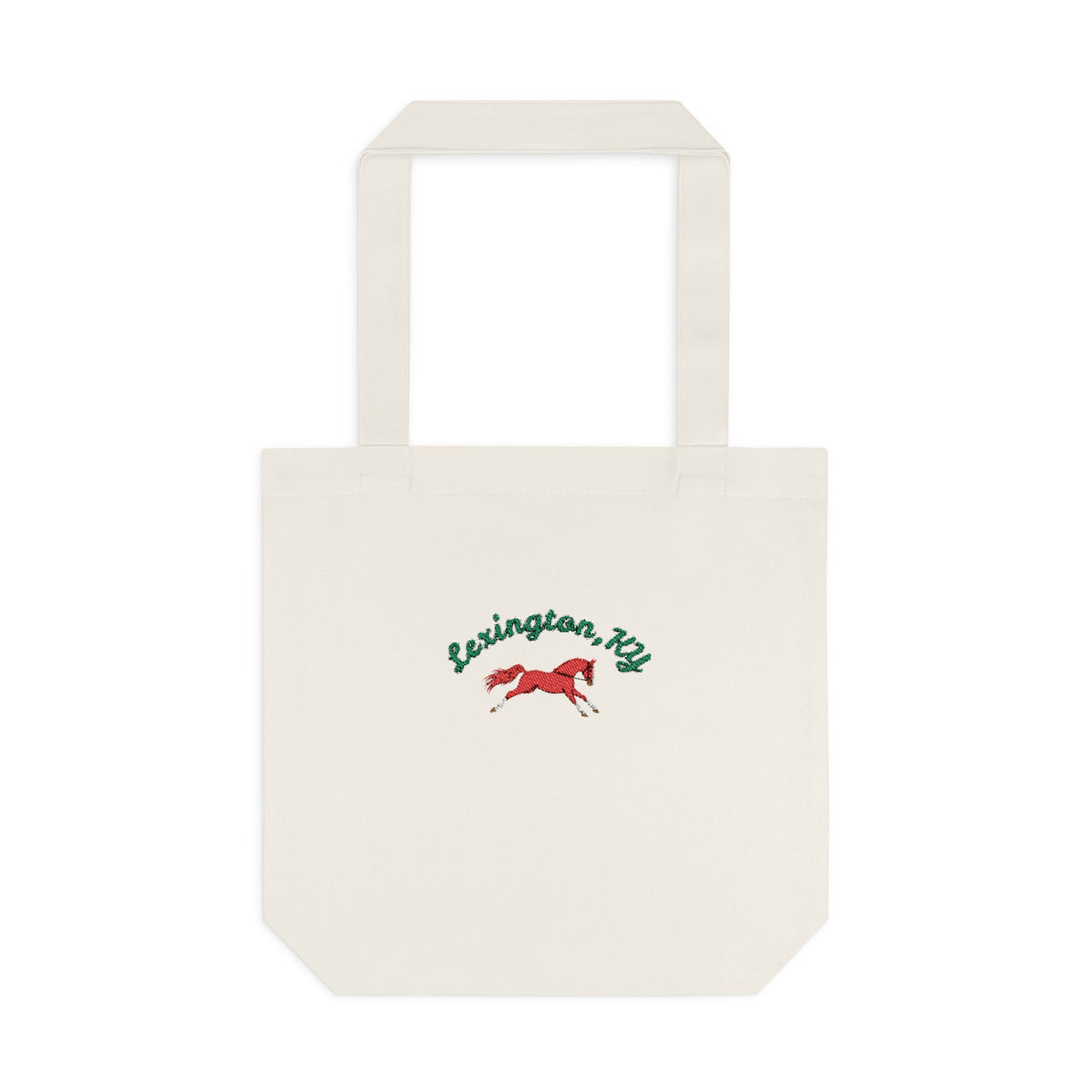 Lexington, KY Equestrian Cotton Tote Bag