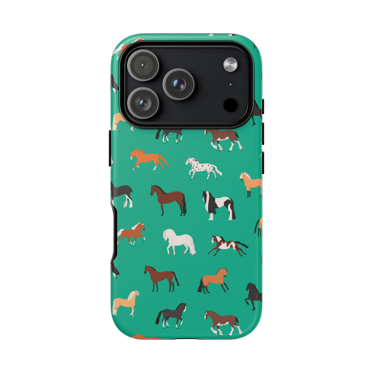 assorted horse breeds phone case