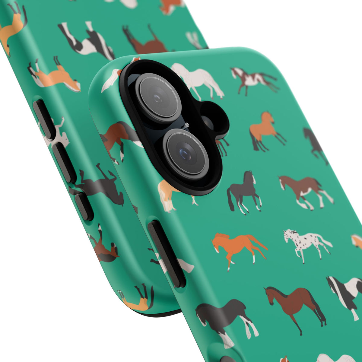 assorted horse breeds phone case