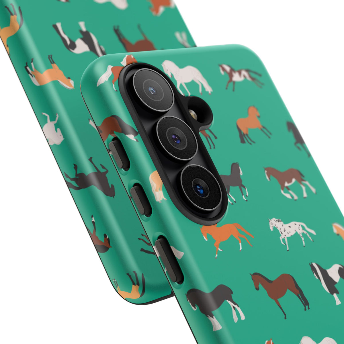 assorted horse breeds phone case