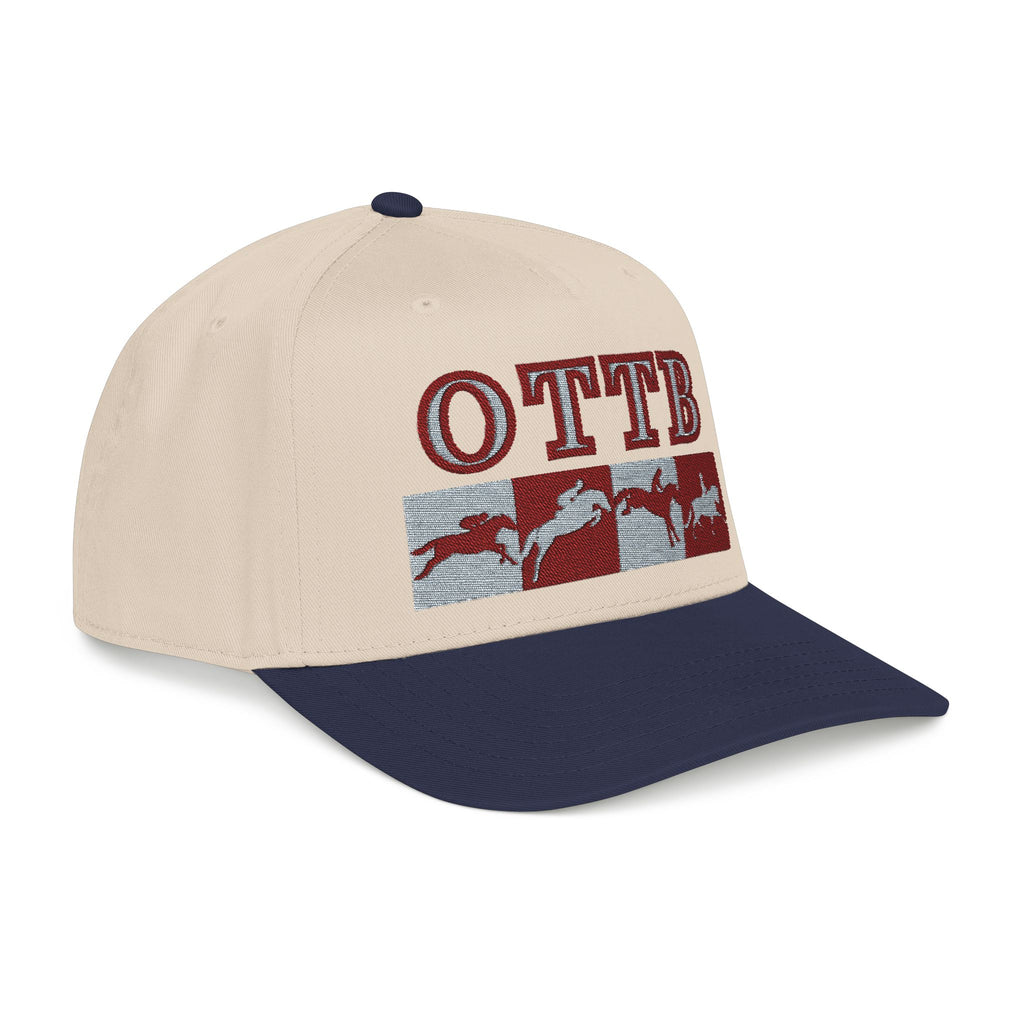 Off Track, On Course OTTB Equestrian Embroidered Baseball Cap