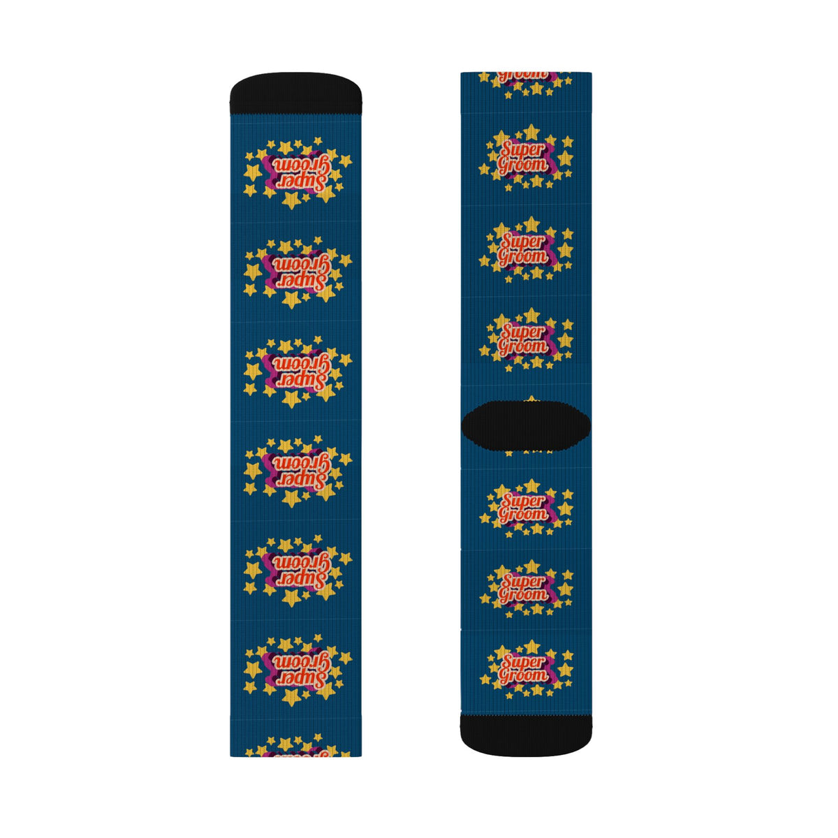 Super Groom Equestrian Socks - Horse Riding Socks - Navy