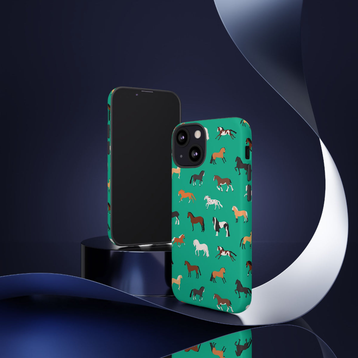 assorted horse breeds phone case