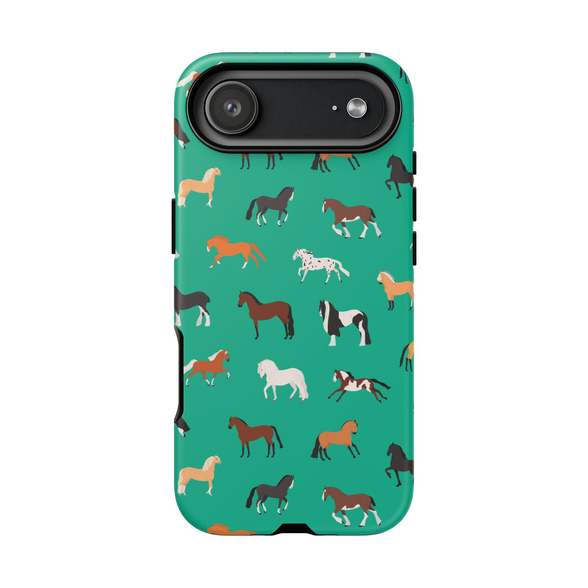 assorted horse breeds phone case