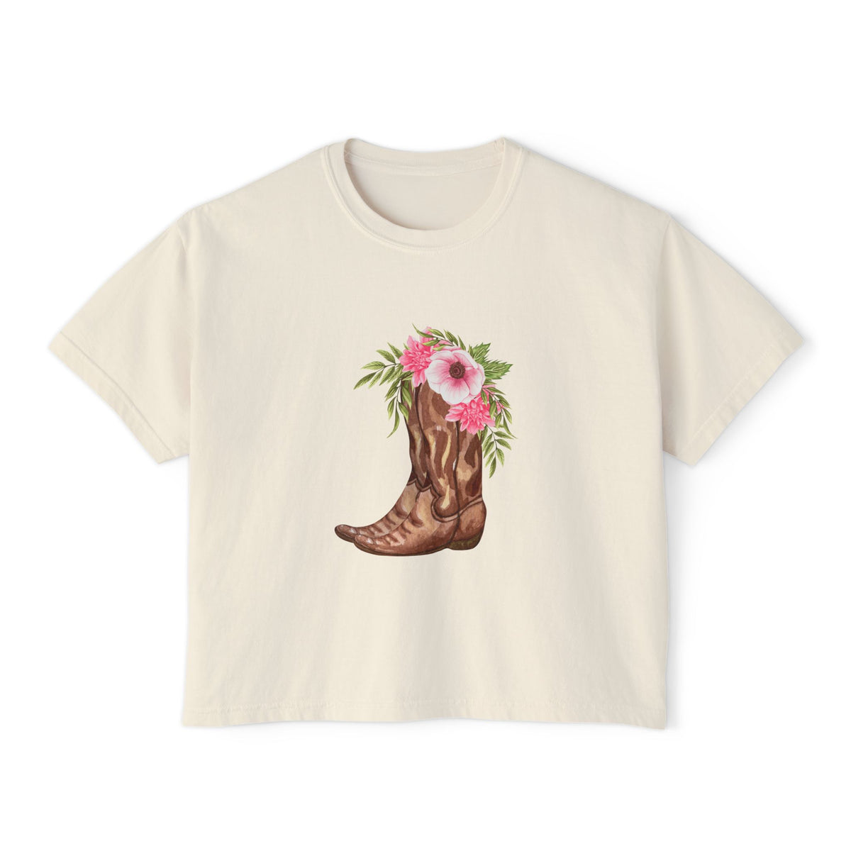 Petal Kicker Cowgirl Boxy Tee