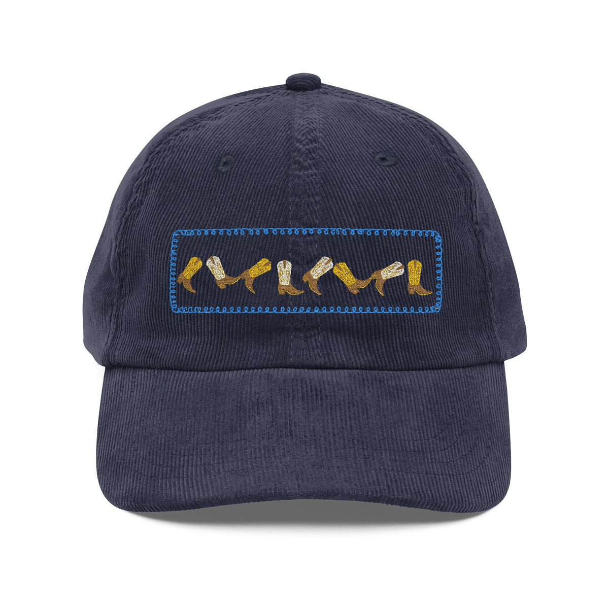 These Boots Western Corduroy Cap (Embroidery)