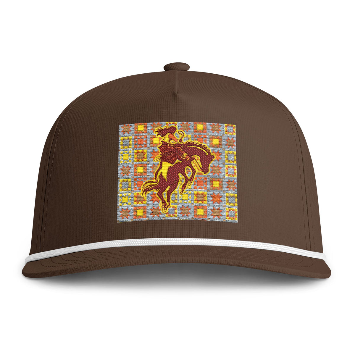 Star Patch Bronc Western Rope Cap