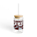Off Track, On Course Sipper Glass, 16oz