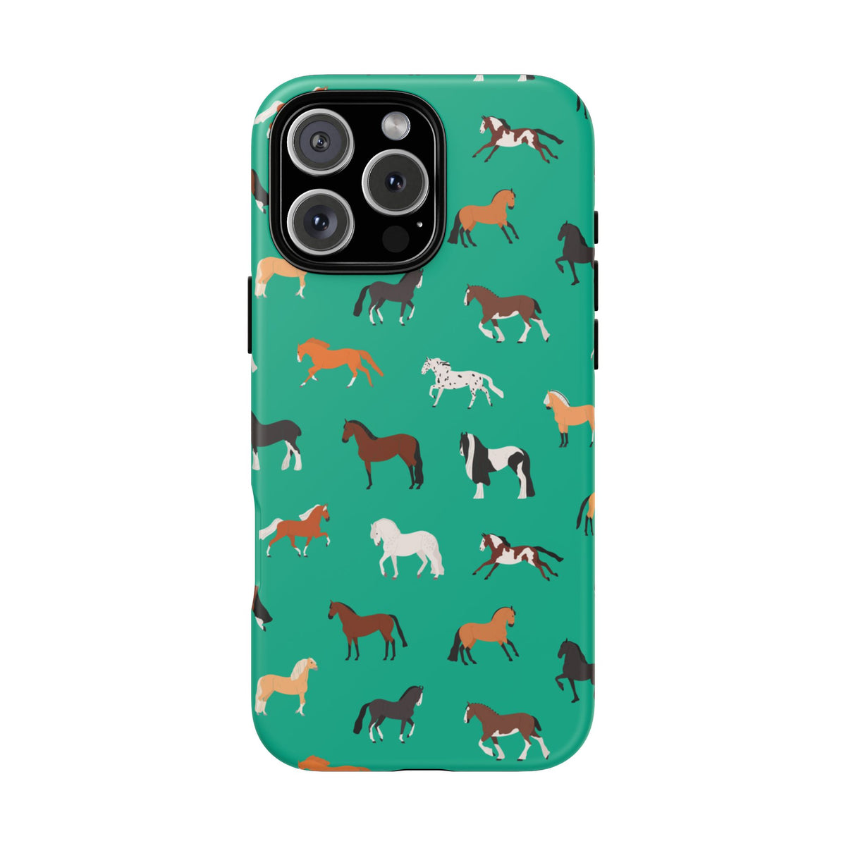 assorted horse breeds phone case