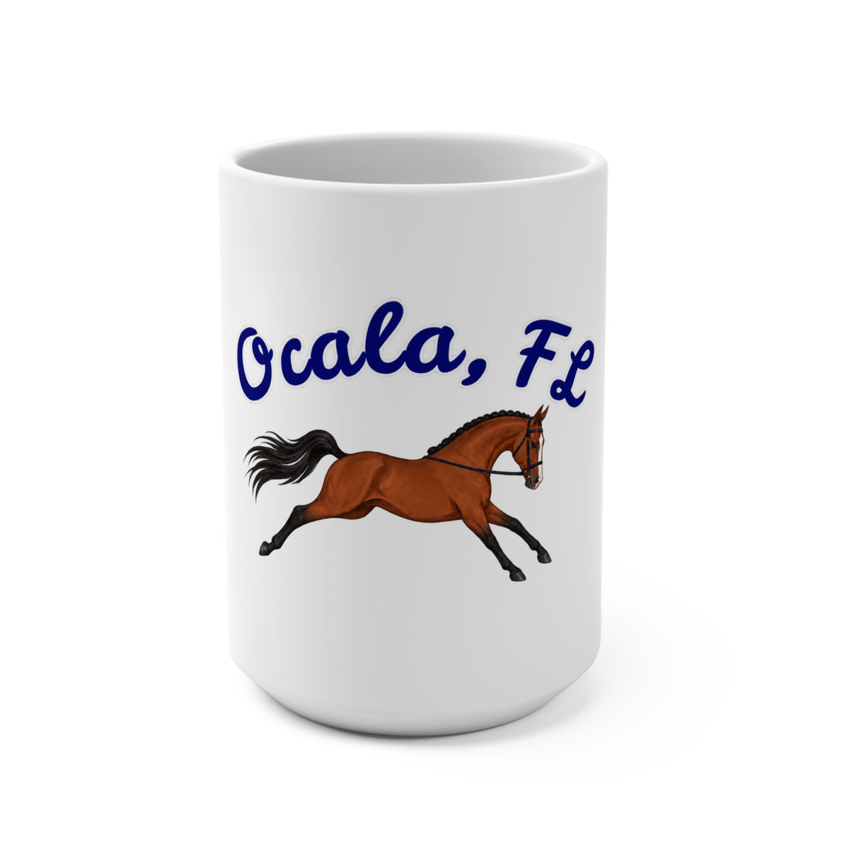 Ocala, Fl Equestrian Mug 15oz