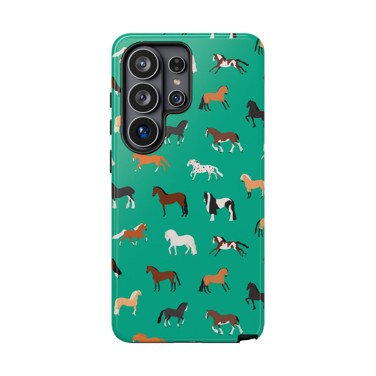 assorted horse breeds phone case