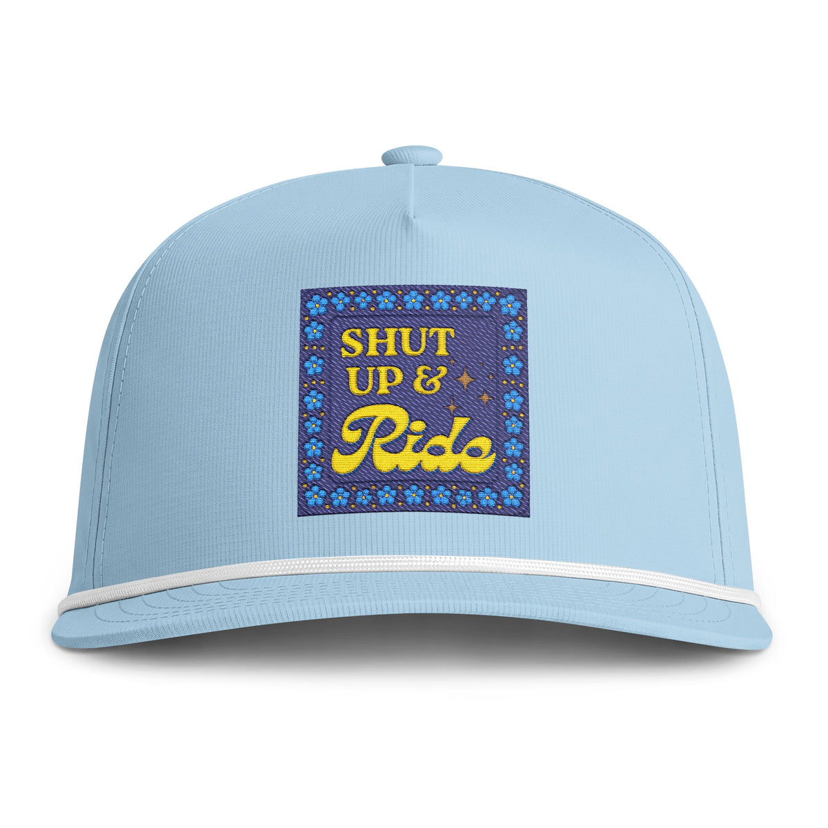 Shut Up & Ride Equestrian Embroidered Rope Cap