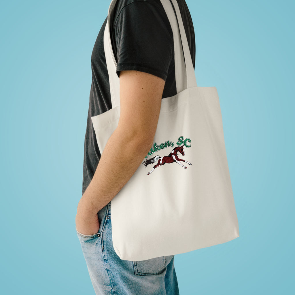 Aiken, SC Equestrian Cotton Tote Bag