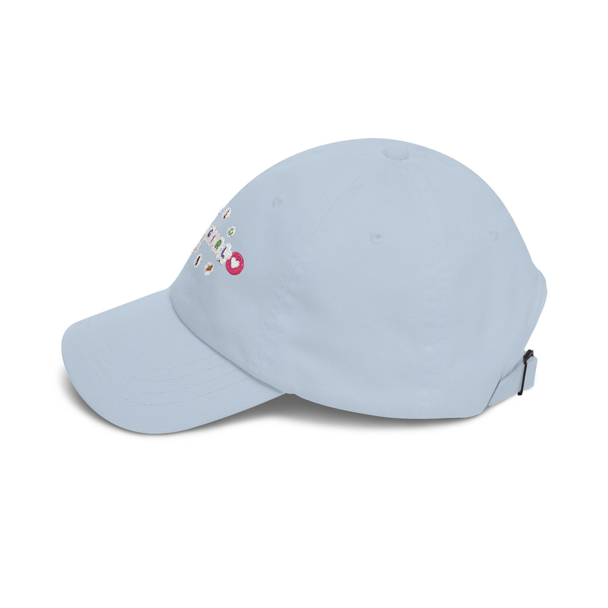 Lucky Girl Embroidered Equestrian Dad Hat