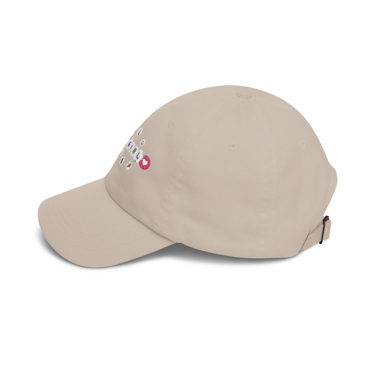 Lucky Girl Embroidered Equestrian Dad Hat