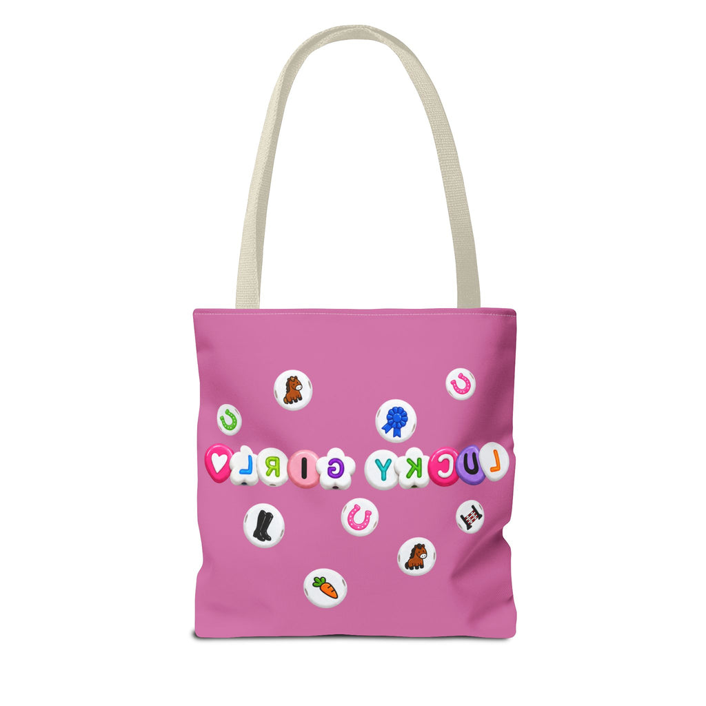 Lucky Girl Equestrian Tote Bag