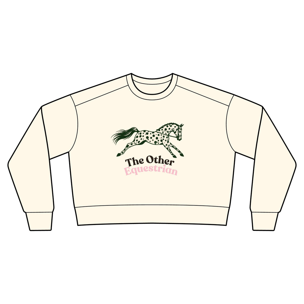 The Other Equestrian Mid-Length Crewneck Sweatshirt