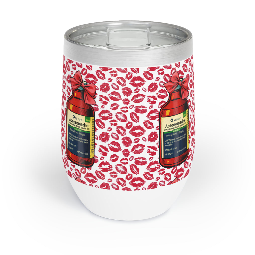 Kiss My Ace(promazine) Wine Tumbler - Funny Equestrian Gift