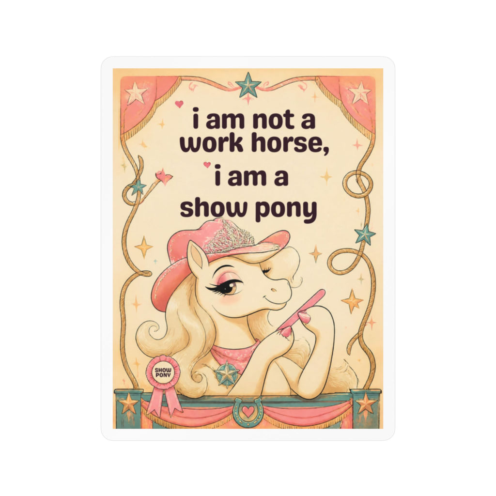 Show Pony Decal