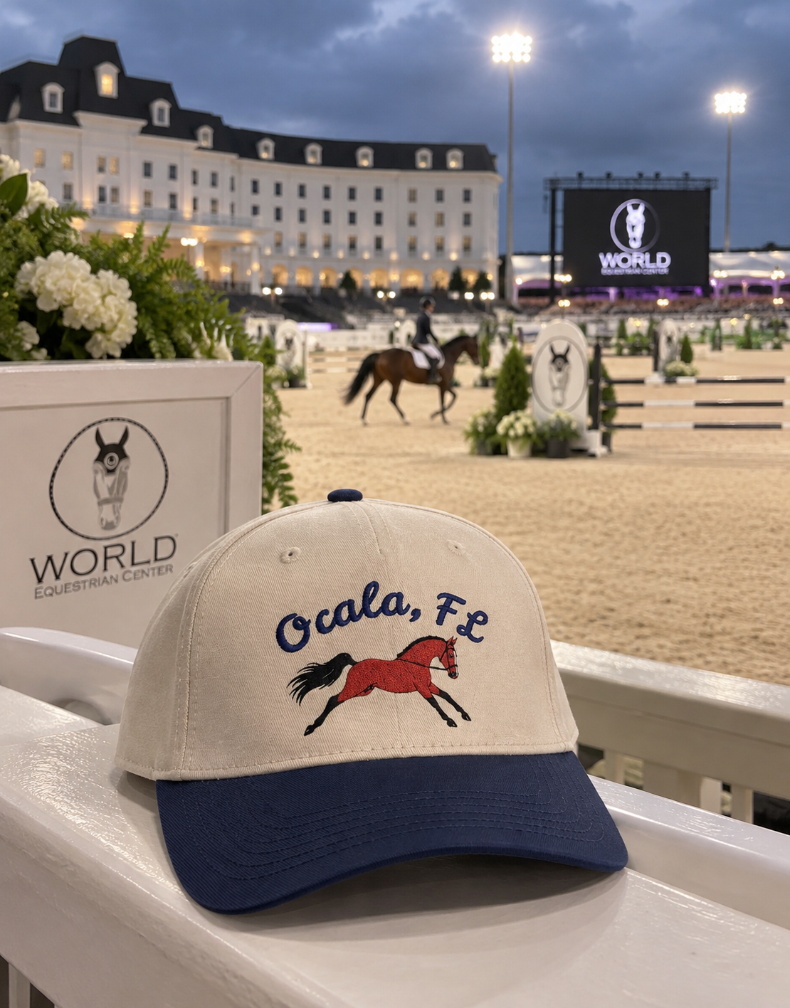 Ocala, FL Equestrian Baseball Cap