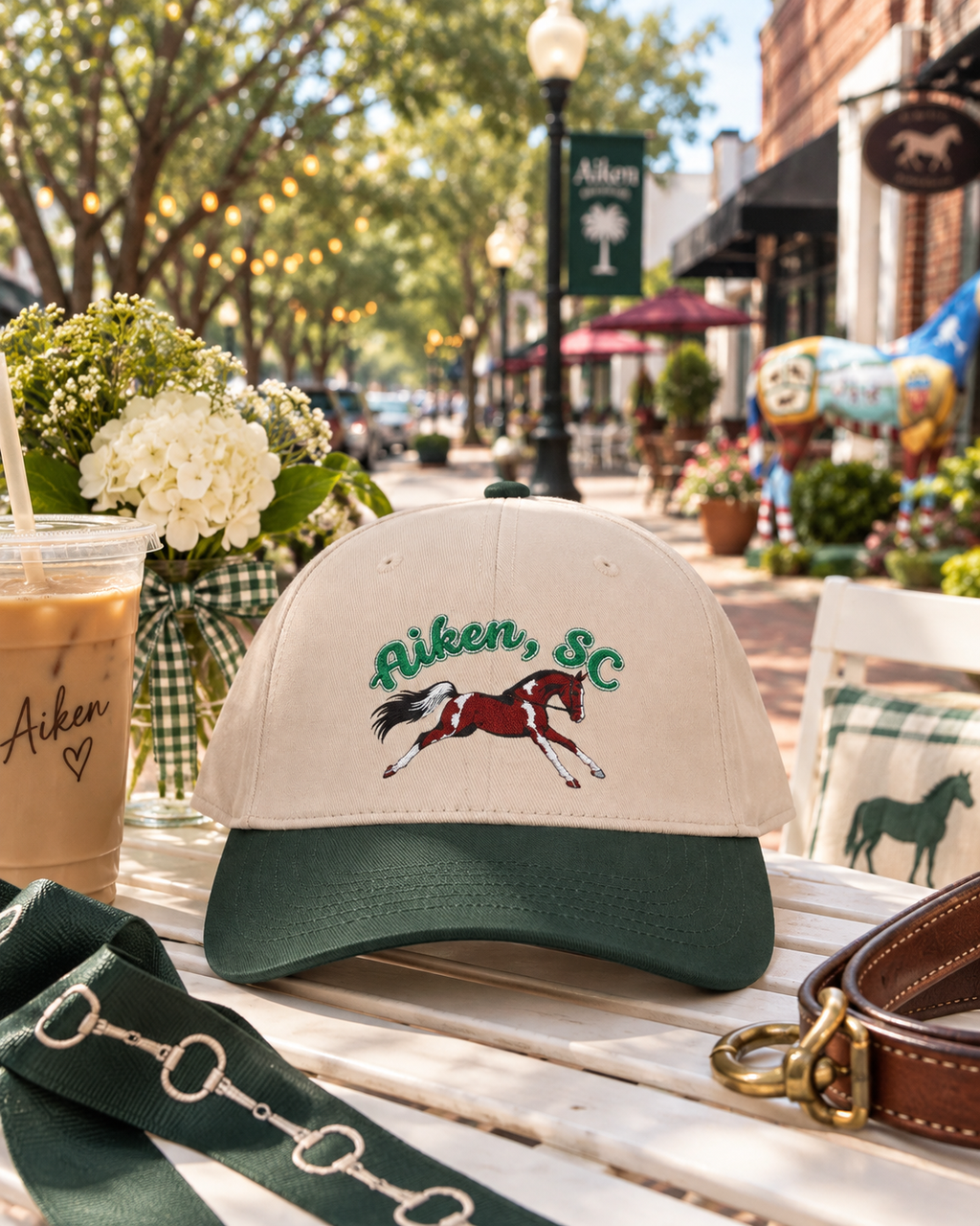 Aiken, SC Equestrian Baseball Cap