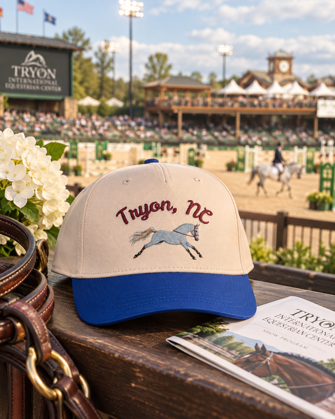 Tryon, NC Equestrian Baseball Cap
