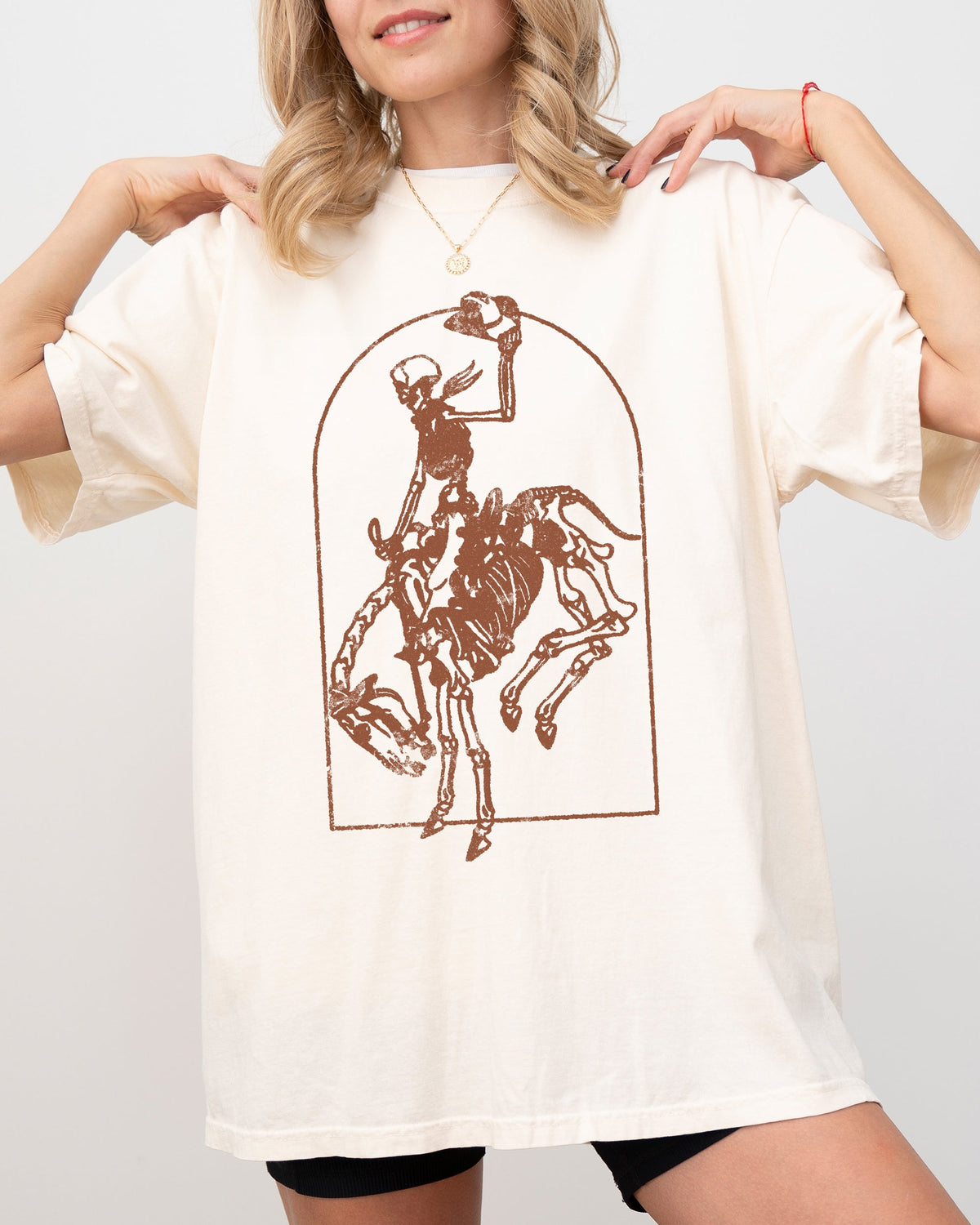 Skeleton Rodeo Rider Comfort Colors Tee