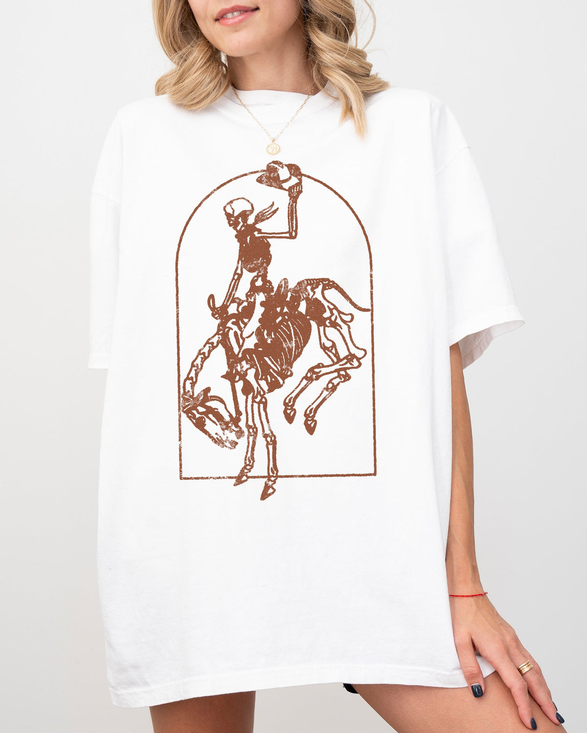 Skeleton Rodeo Rider Comfort Colors Tee