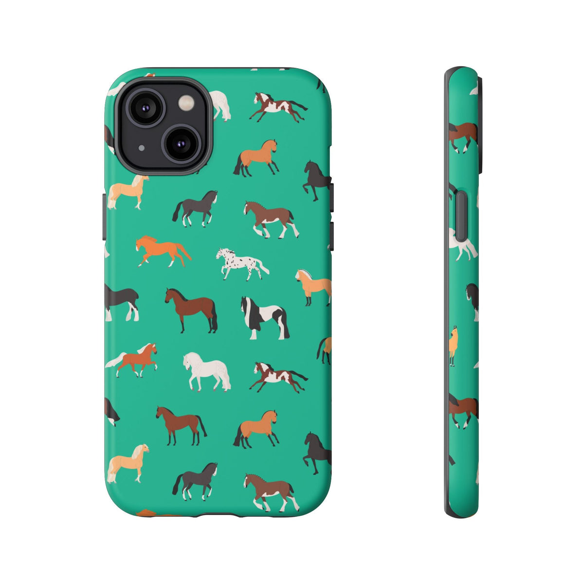 assorted horse breeds phone case - The Other Equestrian