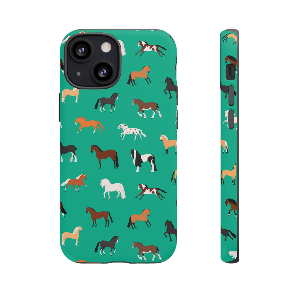 assorted horse breeds phone case - The Other Equestrian
